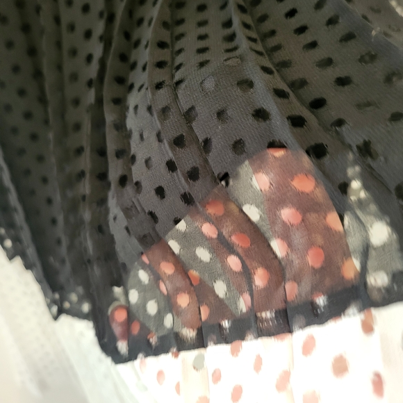 Sandro Black and White Layered Maxi Skirt - Picture 4 of 7